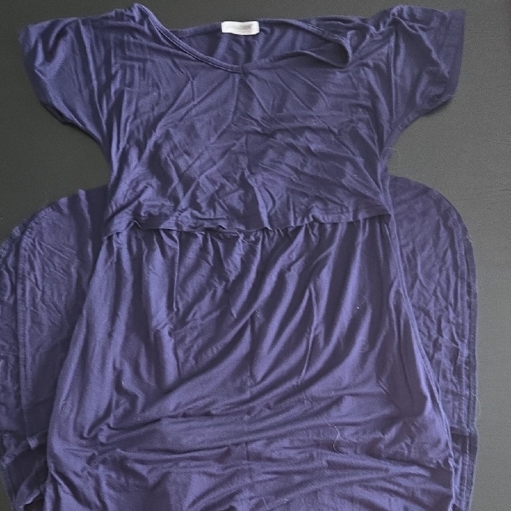 Navy Blue Nursing Dress